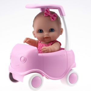Berenguer Lil’ Cutesies Baby in Buggy Car 8.5″