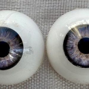 18mm to 22mm Half Round Resin Doll Eyes ~ Glass - Like ~ For Reborn Do – Go  Baby