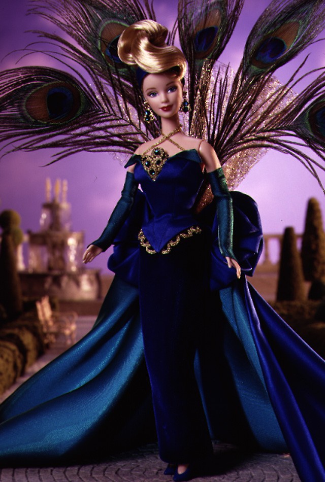 19365 Birds of Beauty The Peacock Barbie Doll Peddlar