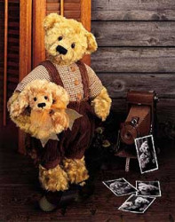 Blake Bear & Brandy by Rosalie Frischmann 16″/6.5″