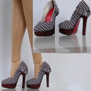 Platform Pump w/Back Strap (Wine) 16″ Sybarite/Ficon