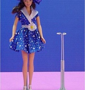 11.5 – 12.5″ Doll Stand (Barbie/Etc) Light Pink #2202
