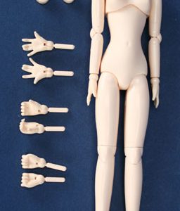 Obitsu Body 23BD-F03W – 23cm Girl Soft Bust M Body (White Skin)