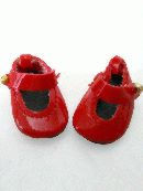 25mm Mary Jane Shoes – Red Leather