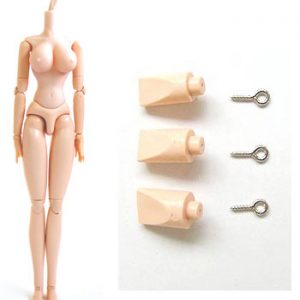Obitsu Body 27BD-F04W 27cm Girl Soft Bust SBL Body (White Skin)