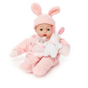 Pink Bunny Huggums 12″
