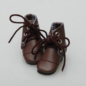 30mm Vintage Lace Up Boots (Brown)
