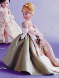 Chrysanthemum Garden Ball Gown Cissette 10″ #32145