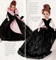 Onyx Velvet and Lace Gala Gown and Coat Cissy 21″