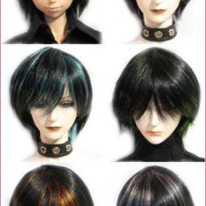 Buttercup Wig (Black w/Blue) Size 7-8
