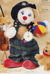 Clarence – Clown Bear by Mary Holstad