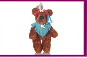 Miniature Lil Bear Blue (Indian) 1.5″
