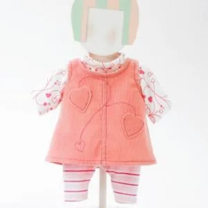 Sweet Baby Nursery Heart Jumper Outfit 12 & 14″