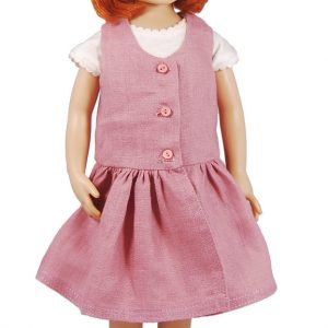 Dusty Rose Jumper Dress 33cm (Fits Little Darlings)