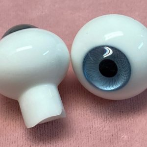 Solid Paperweight Glass Eyes (Blue) 8mm