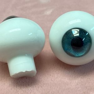 Solid Paperweight Glass Eyes (Green Gray) 20mm