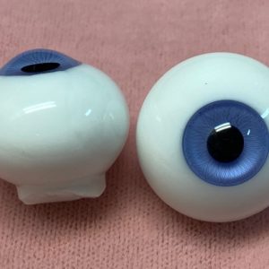 Solid Paperweight Glass Eyes (Light Violet) 16mm