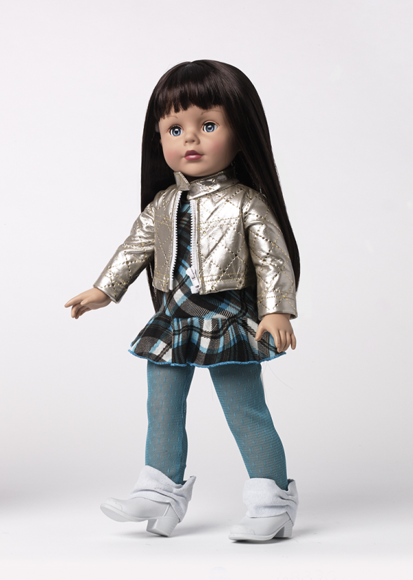 Favorite Friends Silver Glam Wig Doll 18" (68890)