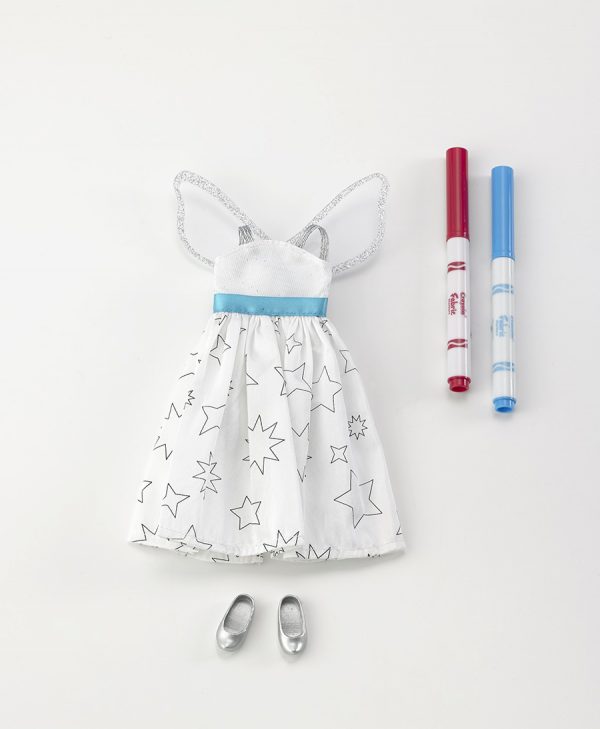 Pixie Doodles Silver Starlight Outfit 9"