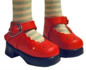 I Heart U2 Shoe (Red) 63/25mm (MSD/Kay Wiggs)