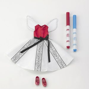 Pixie Doodles Razzle Dazzle Rose Outfit 9″
