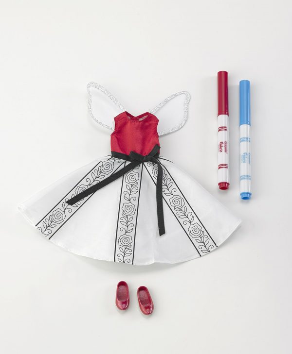 Pixie Doodles Razzle Dazzle Rose Outfit 9"