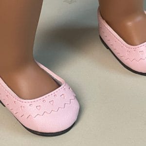 Low Cut Slip On Shoes (Pink) 18″