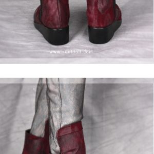 70B-S1(BW) Red Over-the-Knee Boots (Zenith Boy)