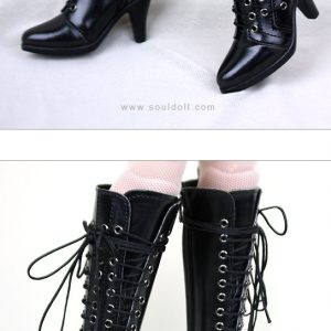 70G-S1(B) Black Lace Up Boots (Zenith Girl)