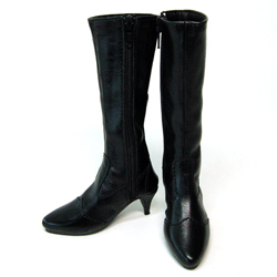 70mm Slim Boots – Black