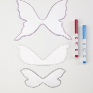 Pixie Doodles Wing Pack & Markers 9″