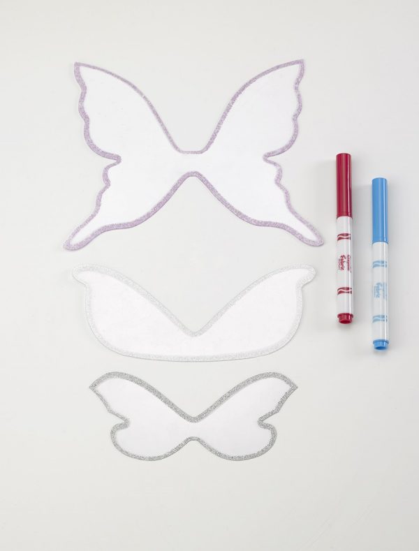 Pixie Doodles Wing Pack & Markers 9"