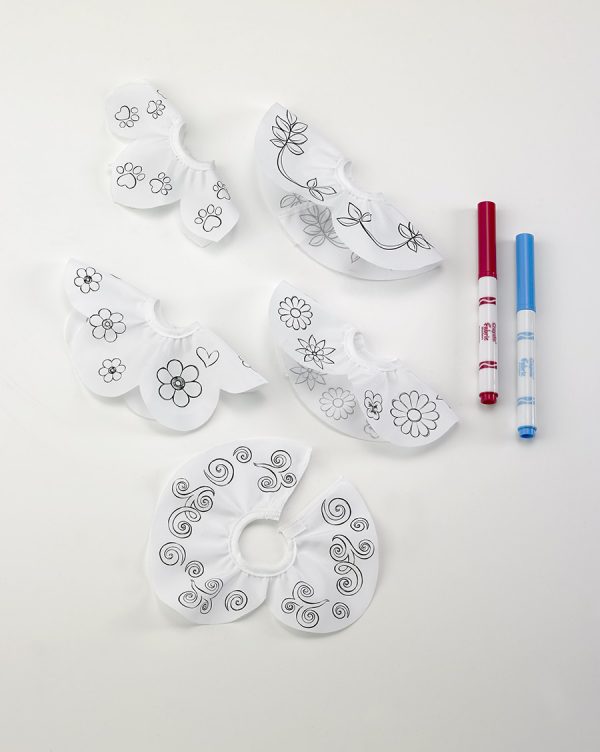 Pixie Doodles DIY Skirt Pack & Markers 9"