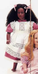 Annette Himstedt Poupée Fatou 60 Cm. Parfait État