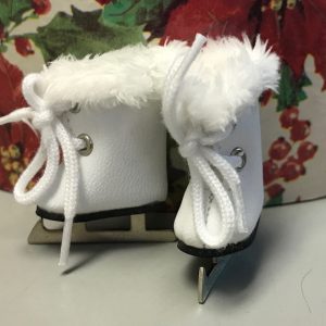 Furry Ice Skates (BLUE) 25mm