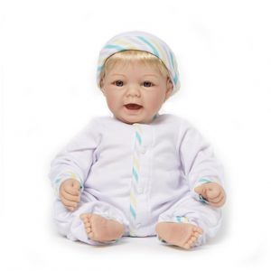 Newborn Nursery Sweet Baby (Lt Skin/Blue Eyes/Blonde Hair) 19″