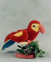 Miniature Red/Gold Parrot 2.25″
