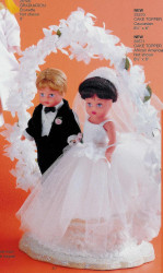 Madame Alexander Wedding Cake Topper 5″ (Petite Playhouse Size Dolls)