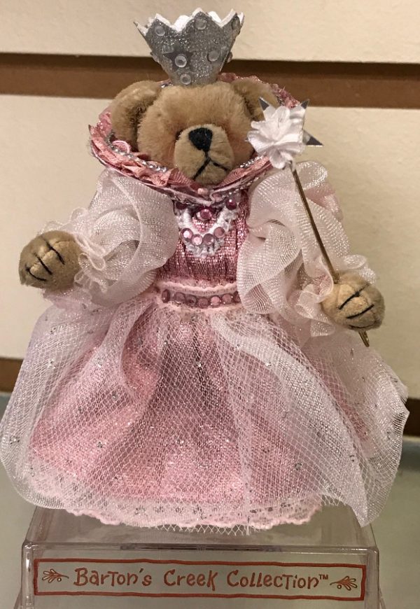 Wizard of Oz Good Witch Bear by Janet Wilson 3.5" Presented in a Plexiglass Display Case