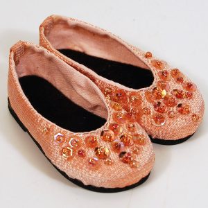 Silk Ballerina Flats (Peach) 57mm (Narae/Unoa/Soul Kids)