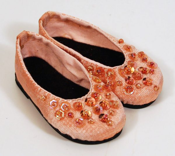 Boneka Silk Ballerina Flats (Peach) 57mm (Narae/Unoa/Soul Kids)