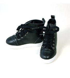 90mm High Top Sneakers – Black