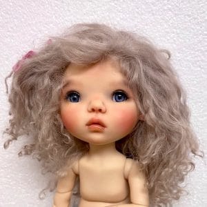 Fwigs Tibetan Lamb Mohair Wig – Sea Shell Pink Ribbon 7-8
