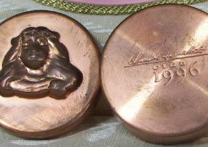 Annette Himstedt 1996 Club Engraved Copper Box