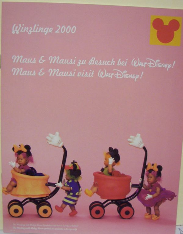 2000 Annette Himstedt "Maus & Mausi visit Walt Disney" catalog