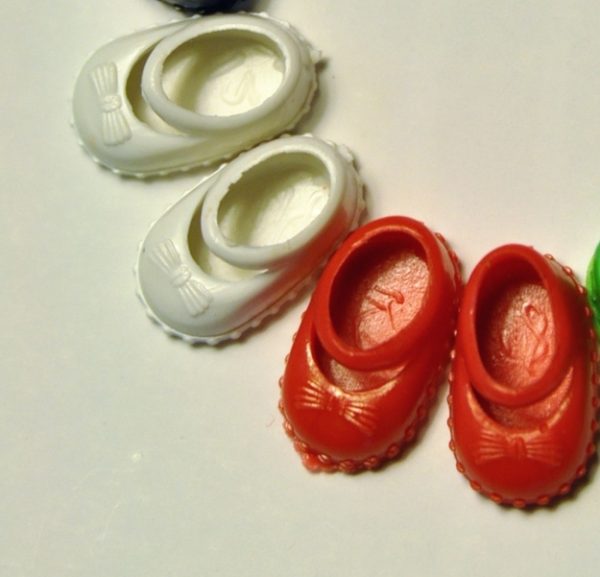 Amelia Thimble Shoes Red (Fits Lati White)