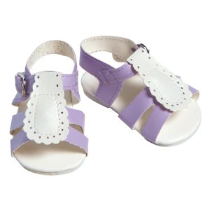 Two Tone Purple & White Sandals 20″ (20721025)