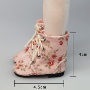 Antique Floral Boots (Pink) 45mm
