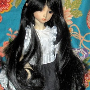Long Straight Wig (Black) Size 7-8