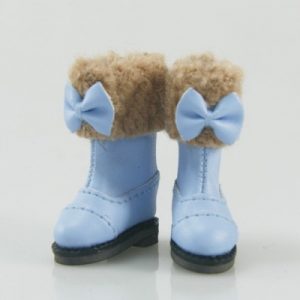 Sara Boot (Light Blue) Fits Lati Yellow/Blythe/Pullip/Etc